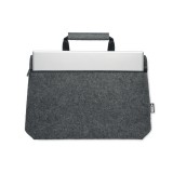 RPET vilt laptop tas met rits