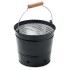 Draagbare bbq emmer - zwart