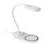 Bureaulamp met 10W lader - wit