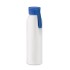 Aluminium drinkfles 600ml - wit/blauw