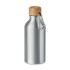 Aluminium drinkfles 400 ml - mat zilver