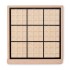 Houten sudoku bordspel - hout