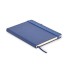 Gerecycled PU A5 notitieboek   MO6835- - blauw