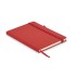 Gerecycled PU A5 notitieboek   MO6835- - rood