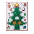 Houten kerstboom met decoratie